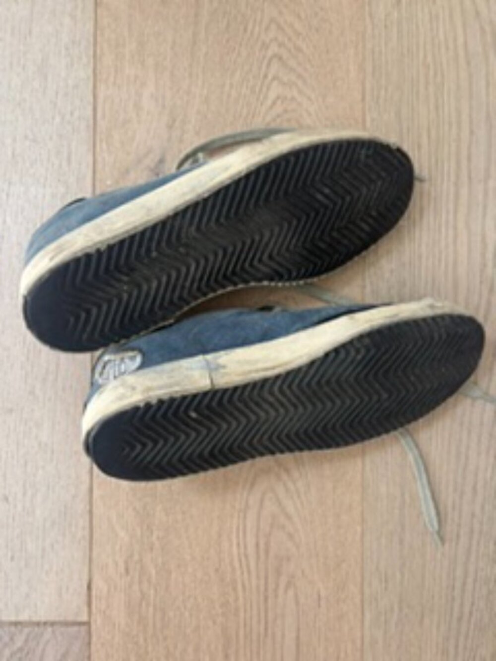 GOLDEN GOOSE Superstar Canvas Sneakers - Blue/Grey - Size 37 - Picture 3 of 4